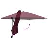 vidaXL Garden Parasol Manual Bordeaux Red 248 x 248 x 148 cm