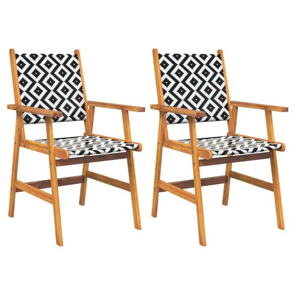 vidaXL 3 Piece Garden Dining Set Solid Wood Acacia