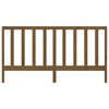 vidaXL Bed Headboard Honey Brown 206x4x100 cm Solid Wood Pine