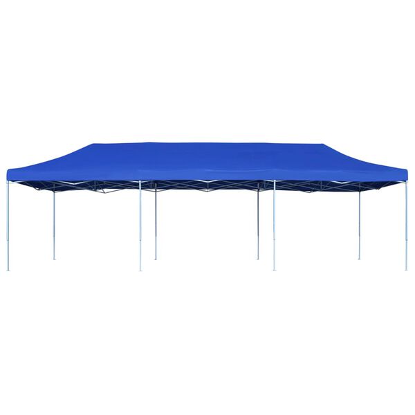 vidaXL Folding Pop-up Party Tent 3x9 m Blue