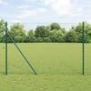 vidaXL Fence Post Green 25 x 1.5 m (36 mm mesh) Steel