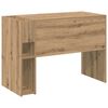 vidaXL Desk Artisan Oak 109 x 50 x 78 cm Engineered Wood