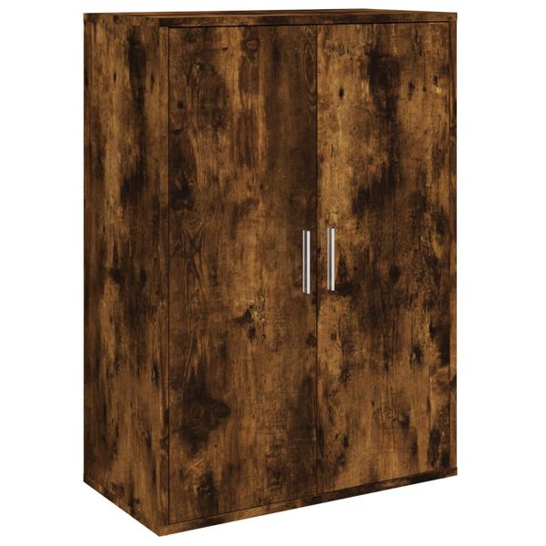 vidaXL Sideboards 2 pcs Smoked Oak 60x31x84 cm Engineered Wood