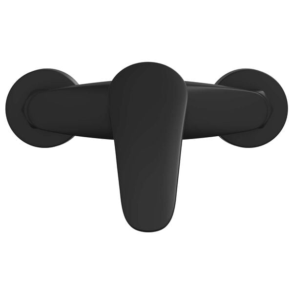 vidaXL Shower Mixer Tap Black G 1 / 2 inches