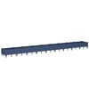 vidaXL Garden Planter with Pegs Blue Grey 362,5x42,5x28,5 cm PP