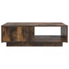 vidaXL Coffee Table Smoked Oak 95 x 55 x 31 cm Engineered Wood