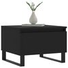 vidaXL Coffee Tables 2 pcs Black 50x46x35 cm Engineered Wood