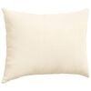 vidaXL Sofa Pillows 2 pcs Cream 70 x 50 cm Corduroy Fabric