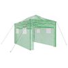 vidaXL Greenhouse with Pop-up Frame Green 280 x 410 x 315 cm Iron
