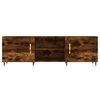 vidaXL TV Cabinet Smoked Oak 150x30x50 cm Engineered Wood