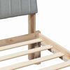 vidaXL Bed Frame with Headboard Brown 90 x 190 cm Solid Pine Wood