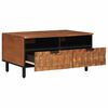 vidaXL Coffee Table with Drawer Brown 80 x 54 x 40 cm Solid Mango Wood