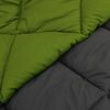 vidaXL Winter Duvet Green and Anthracite 240 x 200 cm Microfiber