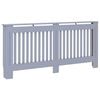 vidaXL Radiator Cover Anthracite 172x19x81,5 cm Engineered Wood