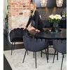 Venture Home Dining Chair Limhamn Velvet Black