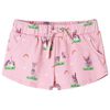 Kids' Shorts with Drawstring Light Pink 104