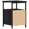 vidaXL Bedside Cabinets 2 pcs Black Oak 34x35.5x50 cm Engineered Wood