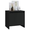 vidaXL Bedside Cabinets 2 pcs Black 45x34x44.5 cm Engineered Wood