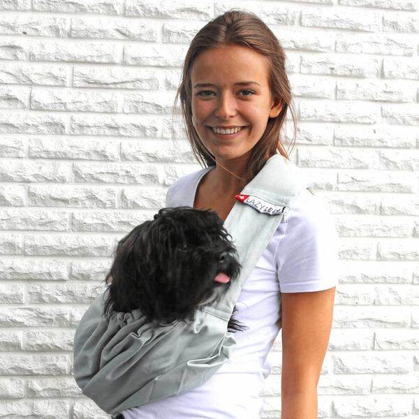 4Lazylegs Pet Carrier Pocket Canvas Canvas 7 kg Grey 3027