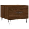 vidaXL Coffee Tables 2 pcs Brown Oak 50x50x40 cm Engineered Wood