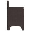 vidaXL Garden Chair 4 pcs Brown 53 x 49 x 85 cm Polypropylene