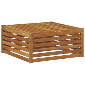 vidaXL Outdoor Footstool Natural 79 x 79 x 37 cm Solid Acacia Wood