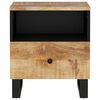 vidaXL Bedside Cabinet Solid Wood Mango&Engineered Wood