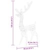 vidaXL Acrylic Reindeer Christmas Decorations 3 pcs 120cm Multicolour