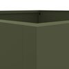 vidaXL Planter Olive Green 52x48x75 cm Steel