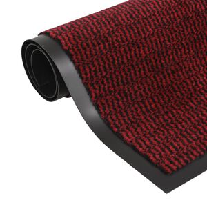 vidaXL Door Mat | Red | Polypropylene and rubber | 40 x 60 cm | Durable