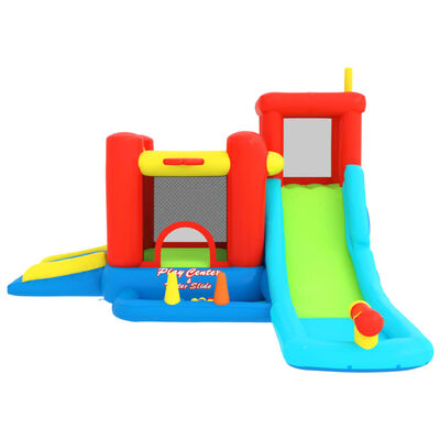 Happy Hop Bouncy Castle with Slide and Splash Pool 330x441x233 cm