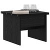 vidaXL Coffee Table Black Oak 55 x 54.5 x 45 cm Engineered wood