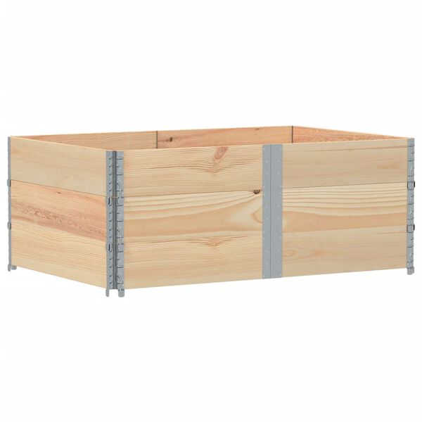 vidaXL Pallet Collars 3 pcs 150x100 cm Solid Wood Pine