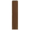 vidaXL Shoe Cabinet Brown Oak 59x17x81 cm Engineered Wood