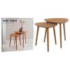 Home&Styling 2 Piece Side Table Set Natural
