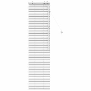 vidaXL Venetian Blind White 40 x 160 cm 35 mm Solid Paulownia Wood