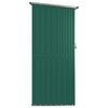vidaXL Garden Shed Green 118.5x97x209.5 cm Galvanised Steel