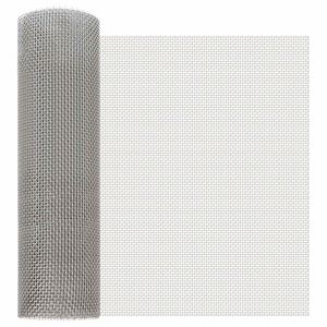vidaXL Mesh Screen 40 x 500 cm 6 Mesh Stainless Steel 201 Silver