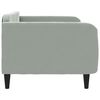 vidaXL Day Bed without Mattress Light Grey 90x190 cm Single Velvet