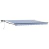vidaXL Manual Retractable Awning with LEDs 4 x 3 m