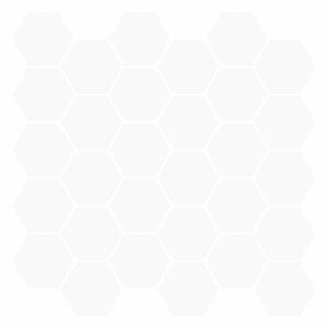 vidaXL Hexagon Tile 20 pcs White 30 x 30 cm Polyurethane and PET