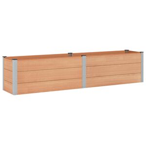 vidaXL Garden Raised Bed Brown 250 x 50 x 54 cm