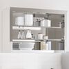 vidaXL Kitchen Wall Cabinet with Shelves Stainless Steel