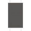 vidaXL Pleated Blind Black 75x100 cm Fabric Width 74.4 cm Polyester