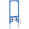 vidaXL Bathroom Wall Support Height Adjustable Blue 50 x 3 x 112 cm