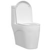 vidaXL Toilet Seat Adjustable White 48 x 36.5 x 4.5 cm Polypropylene