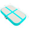 vidaXL Inflatable Gymnastics Mat with Pump 60x100x15 cm PVC Green