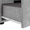 vidaXL TV Cabinet VISNES Concrete Grey 100x40x38 cm Engineered Wood