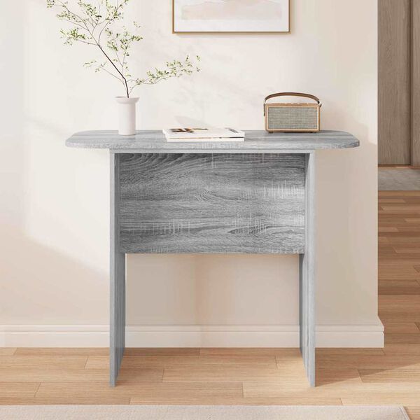 vidaXL Console Table Grey Sonoma 93 x 40 x 75 cm Engineered Wood