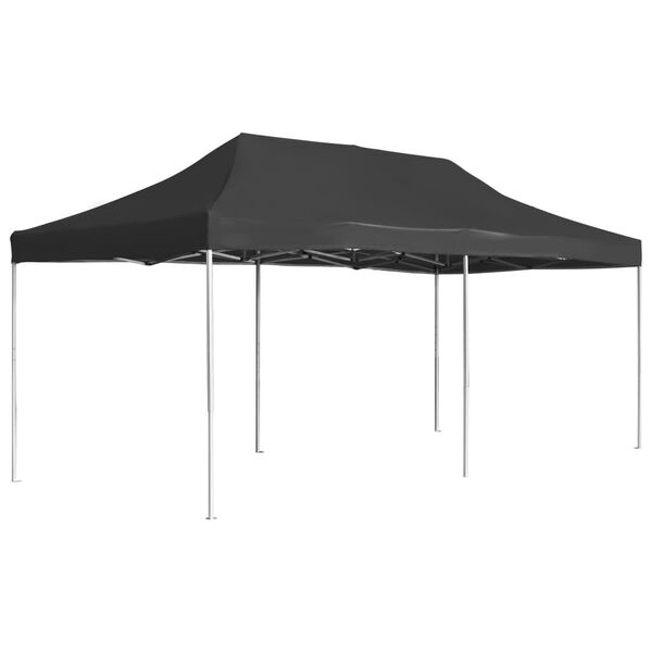 vidaXL Professional Folding Party Tent Aluminium 6x3 m Anthracite
